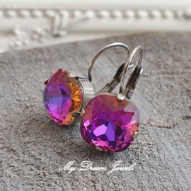 Oorbellen Square Crystal Electric