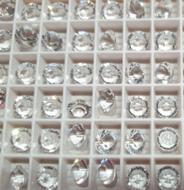 Swarovski 1028 puntsteen Crystal Unfoiled 8,2mm ( SS39 )