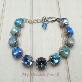 Armband  Blue Star Shine met Swarovski Crystal