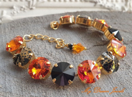 Armband "Halloween Glamour " met Swarovski Crystal