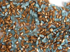 Swarovski 4200 Navette Pacific Opal 4x2mm