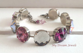 Armband Purple Dream met o.a. Swarovski Crystal