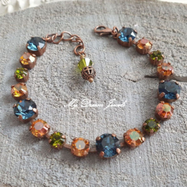 Armband Copper Autumn met Swarovski Crystal