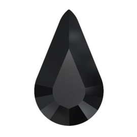 Swarovski 4328 Druppel  "Jet" 10x6mm