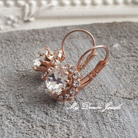 Oorbellen met Swarovski Helder Crystal
