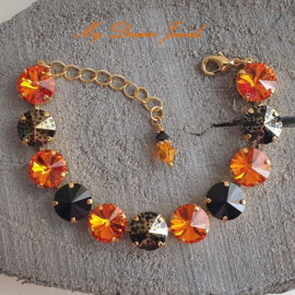 Armband "Halloween Glamour " met Swarovski Crystal