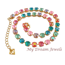 Collier Alison "Summer Paradise" met o.a. Swarovski Crystal