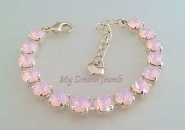 Armband Rose Opal met Swarovski Crystal