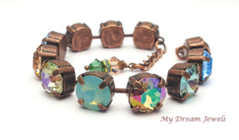 Armband  Colorado Blues met Swarovski Crystal