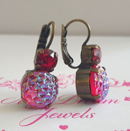 Oorbellen Red & Vintage Ruby AB