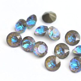 Swarovski 1088 Xirius puntsteen Crystal Army Green Delite ( SS39 )