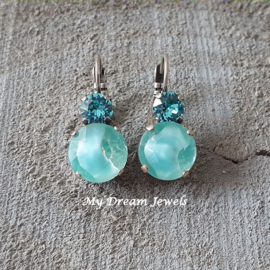 Oorbellen Sea Crystal Blue