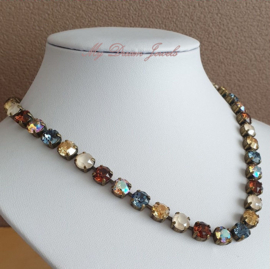 Collier Alison "Autumn Shimmer" met Swarovski Crystal