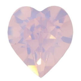 Swarovski 4884 Hart Rose Water Opal 11x10mm