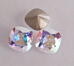 Swarovski 4470 Square Crystal AB 10x10mm