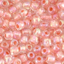 Rocailles Rainbow Rose Peach 4mm 