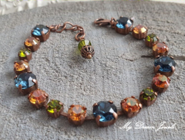 Armband Copper Autumn met Swarovski Crystal