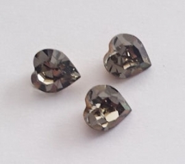 Swarovski 4800 Hart Black Diamond 6x6,6mm