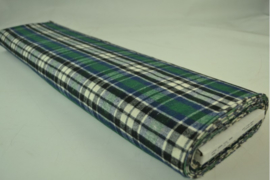 flannel ruit groen-blauw