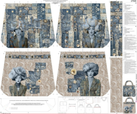 taspaneel 11 Lady in jeans