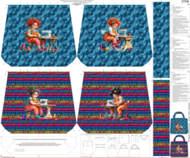 taspaneel 13 Sewing sisters!