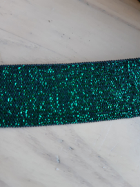 Glitterelastiek groen