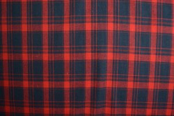 Flannel ruit rood-donkerblauw