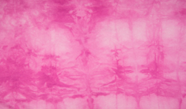 French terry brushed tye dye fuchsia