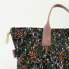 Tiny flowers katoen canvas gabardine twill