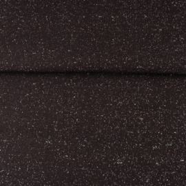 glitterboordstof zwart