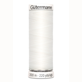 Gütermann 200 m allesgaren kleur 111 gebroken wit