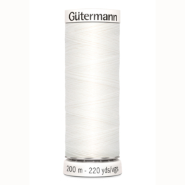 Gütermann 200 m allesgaren kleur 800 wit