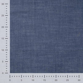 linnen melange denim ( jeansblauw)