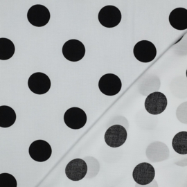polka dots wit-zwart