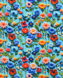 3 D flowers