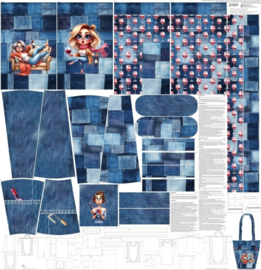 taspaneel 12 ( totebag met zakken! ) Cheers!