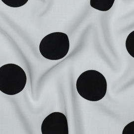 polka dots wit-zwart