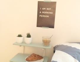 Poster: I am not a morning person