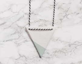 Ketting Triangle mint