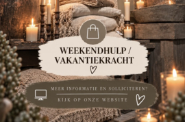 Vacature -Weekendhulp/Vakantiekracht-