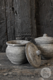 Stenen Kruik met Deksel Extra Small -Old Barn-