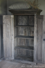 Kast Oud Hout 2-deurs ''Vintage''