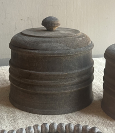 Holztopf mit Deckel Dimas M