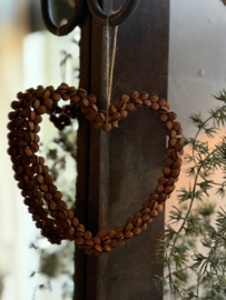 Hanger Hart Belletjes Roest Large