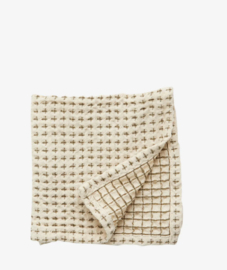 Vaatdoek Wafel, groen/wit 30x30 cm (set van 3)