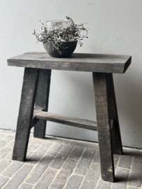Oud Houten Bankje 45 cm