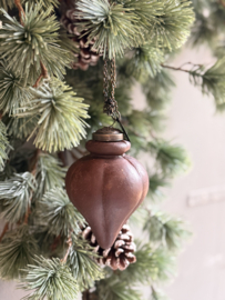 Kerst Ornament Roestbruin Druppel