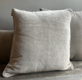 Kussen Amsterdam Velvet Light Stone 50x50 cm