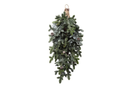 Weihnachtsgirlande Seide Grün 70 cm