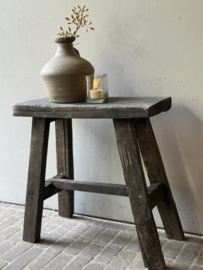 Oud Houten Bankje 45 cm